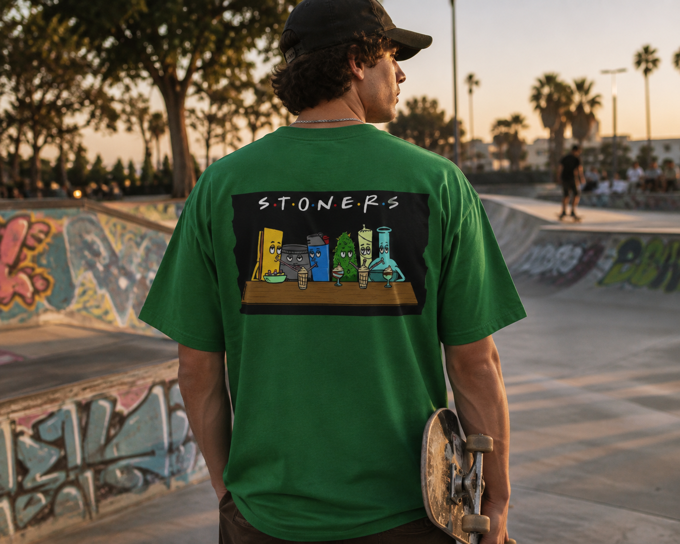 S.T.O.N.E.R.S. Weed Graphic T-Shirt | Funny 420 Cannabis Tee