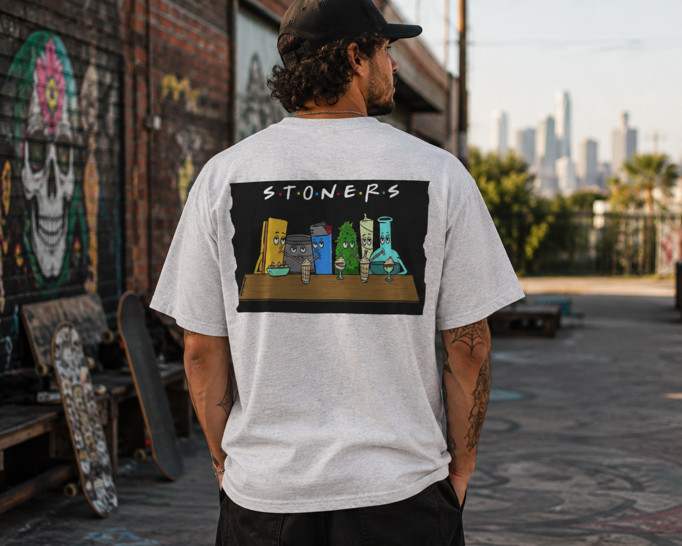 S.T.O.N.E.R.S. Weed Graphic T-Shirt | Funny 420 Cannabis Tee