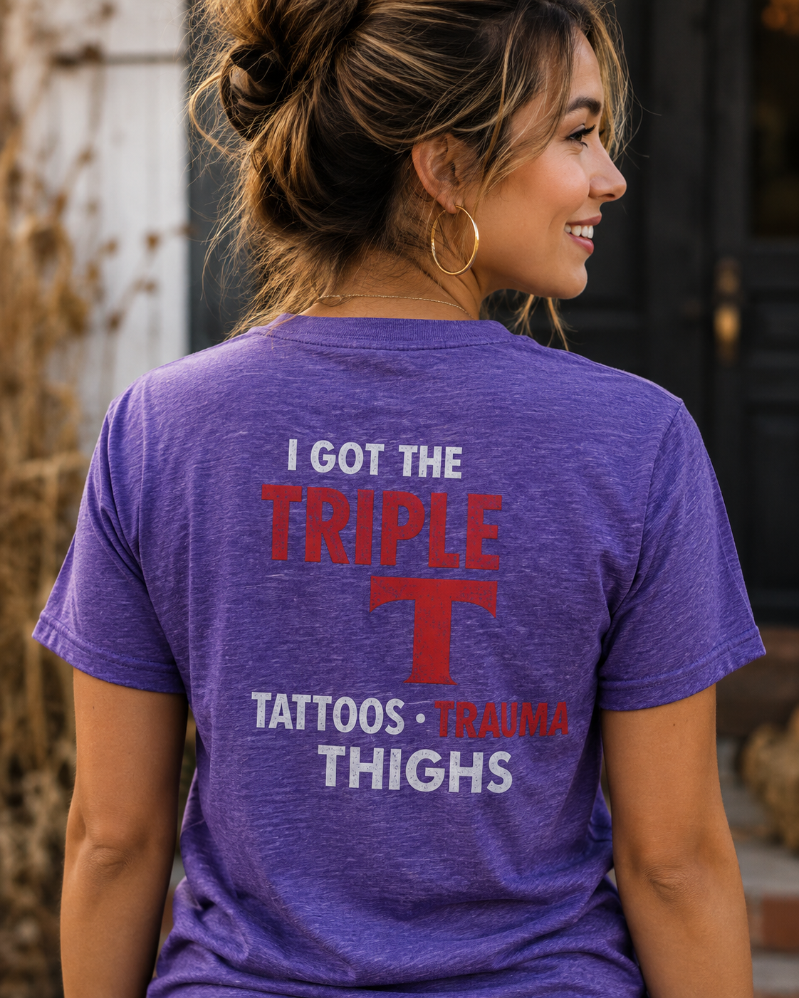Just Chilling Triple T Women Tee - Casual & Fun Shirt for Tattoo Lovers