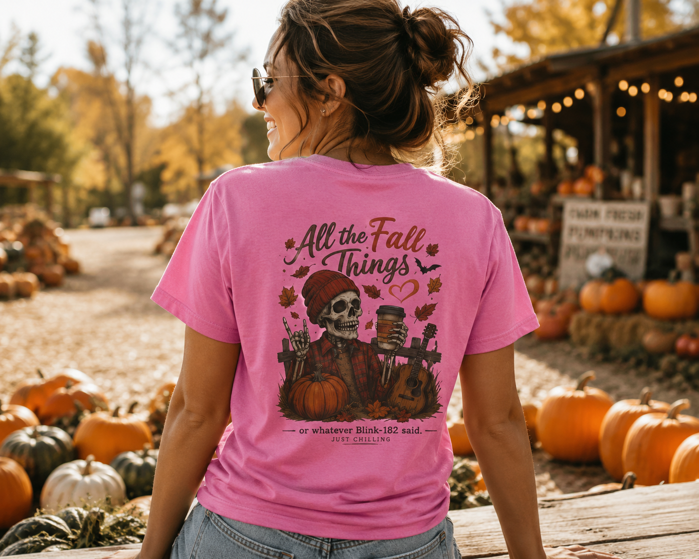 Women's Softstyle Tee all the fall things