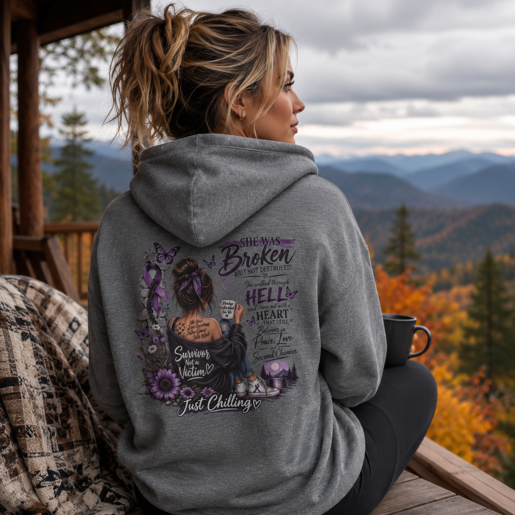 Sudadera con capucha "Mariposa del Empoderamiento" – Camiseta de manga larga unisex con diseño motivacional