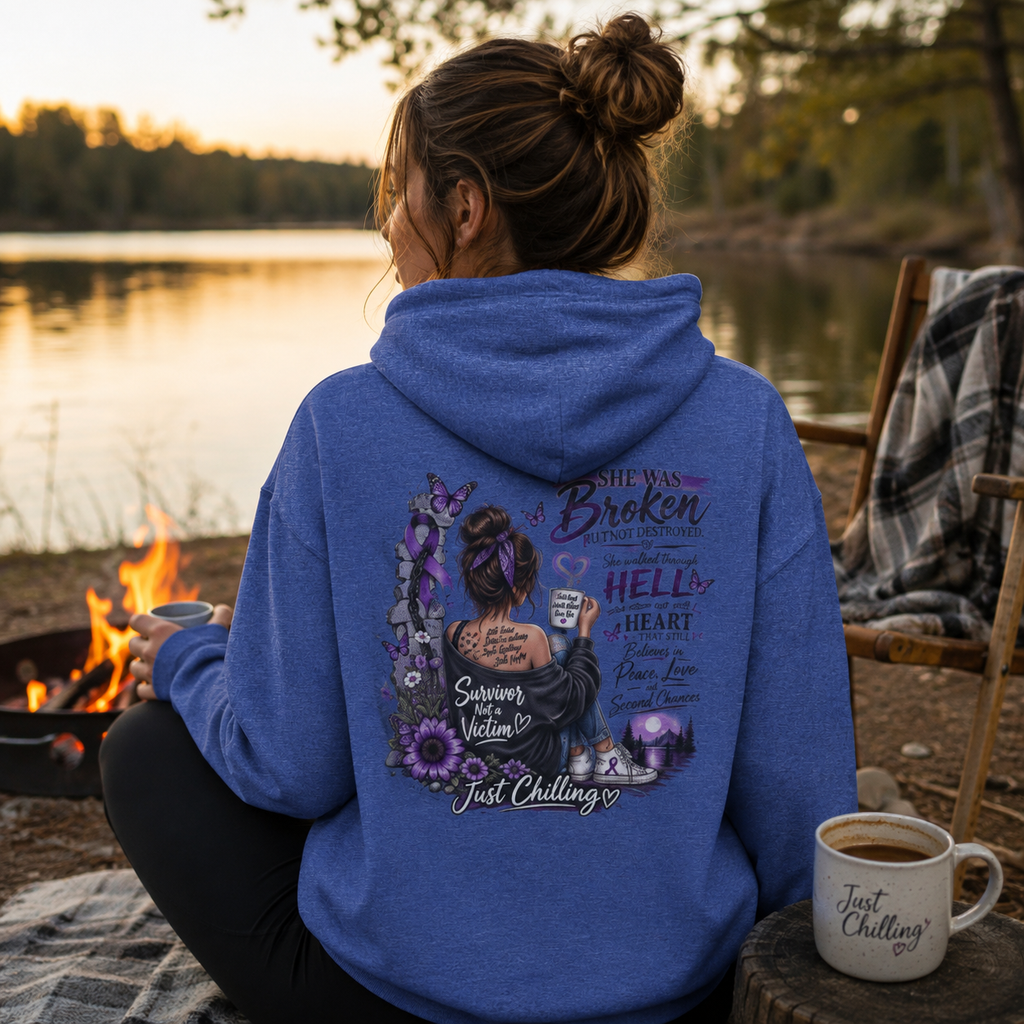 Sudadera con capucha "Mariposa del Empoderamiento" – Camiseta de manga larga unisex con diseño motivacional