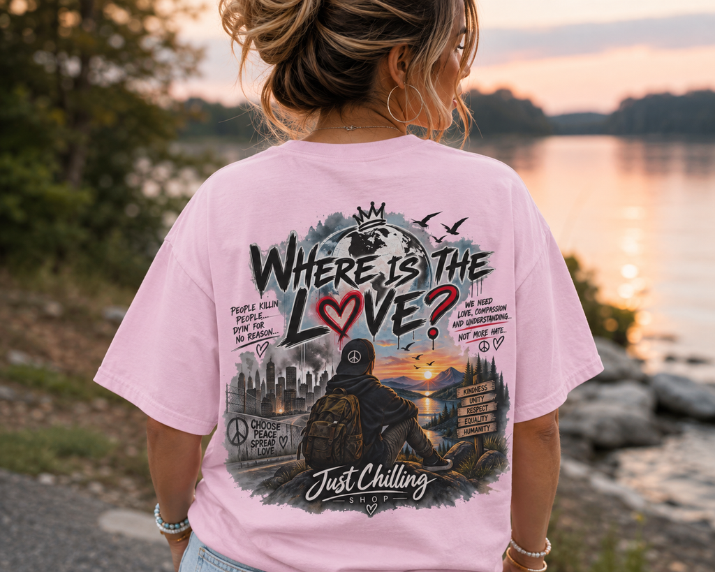 Where’s the Love? Peace & Unity Unisex Graphic Tee