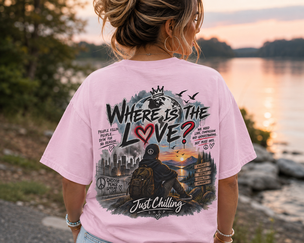 Where’s the Love? Peace & Unity Unisex Graphic Tee