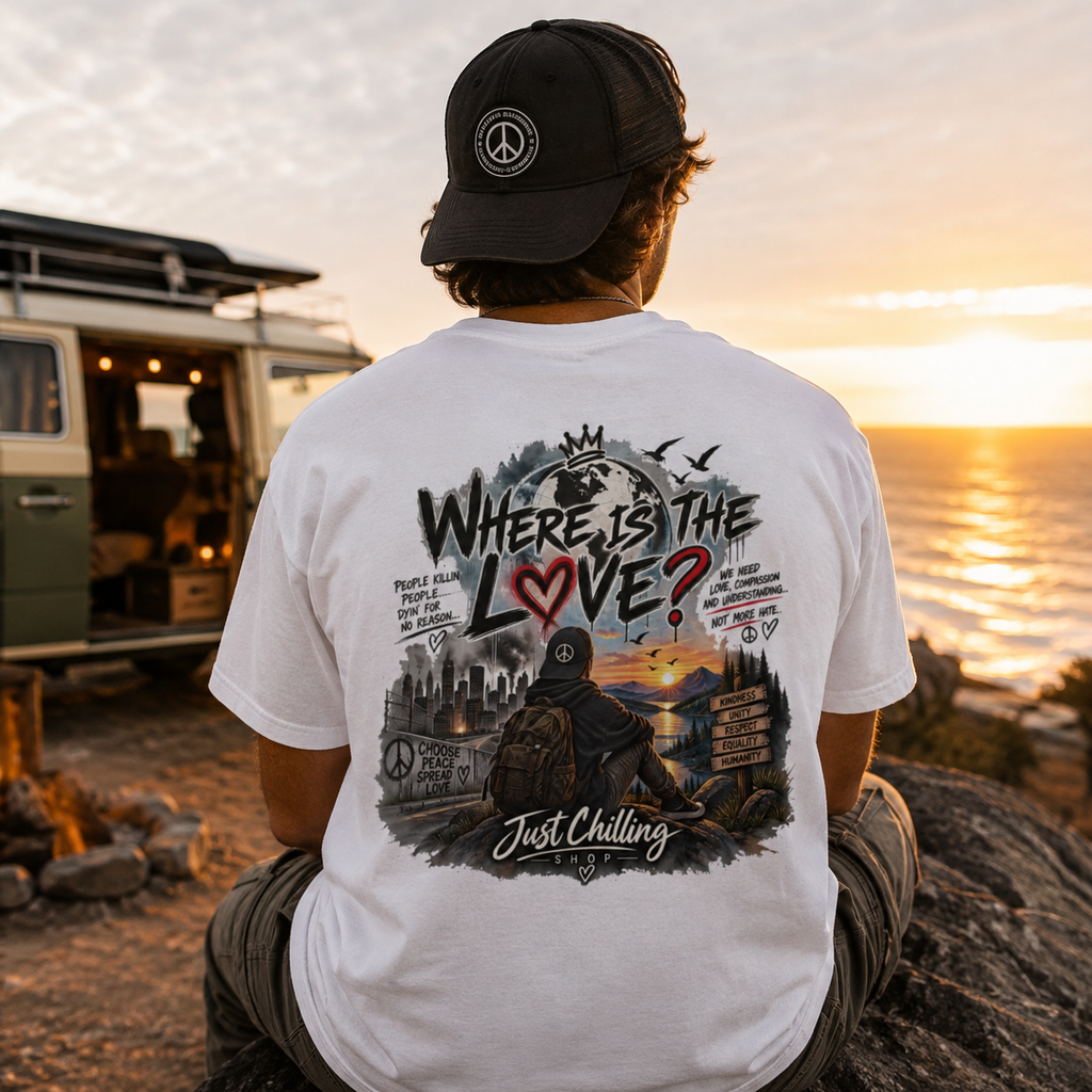 Where’s the Love? Peace & Unity Unisex Graphic Tee
