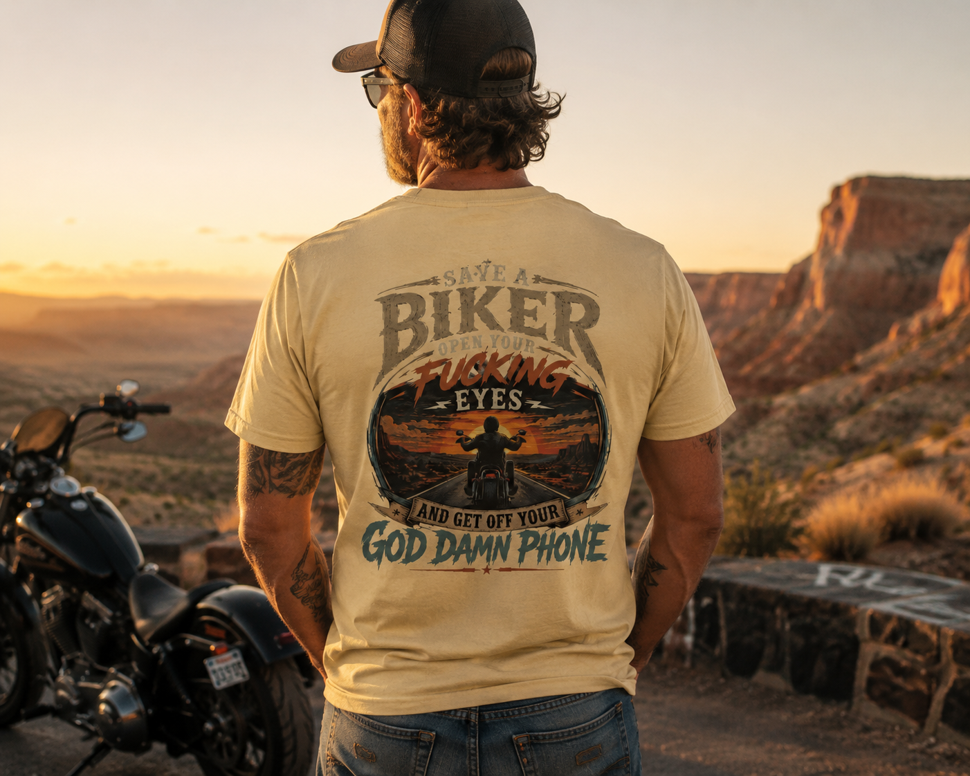 Save a Biker Beefy-T® Tee