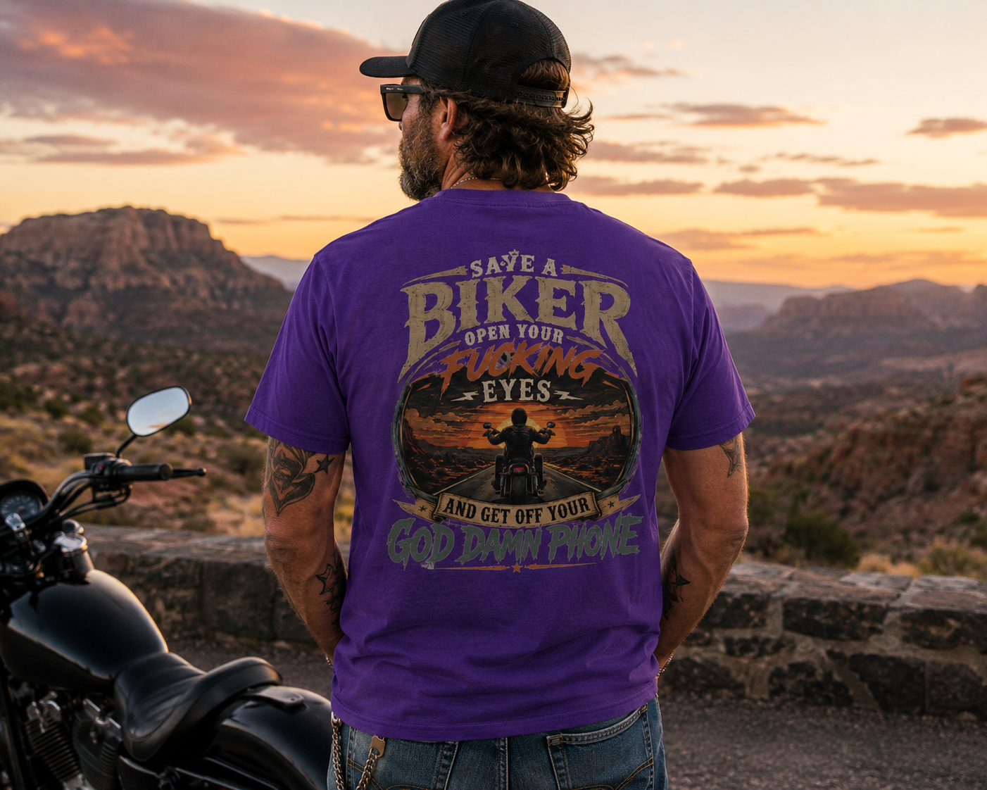 Save a Biker Beefy-T® Tee