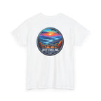 Just Chilling Beach Sunset T-Shirt — Relaxed Vibes Tee North Carolina Vibes