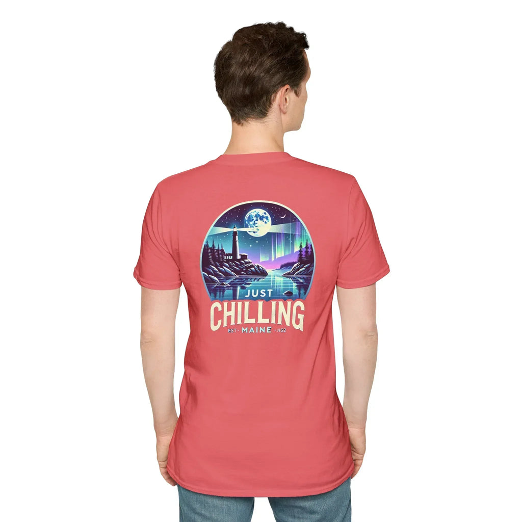 Just Chilling Scenic Tee – Coastal Escape- Maine Edition - Just Chilling Inc.