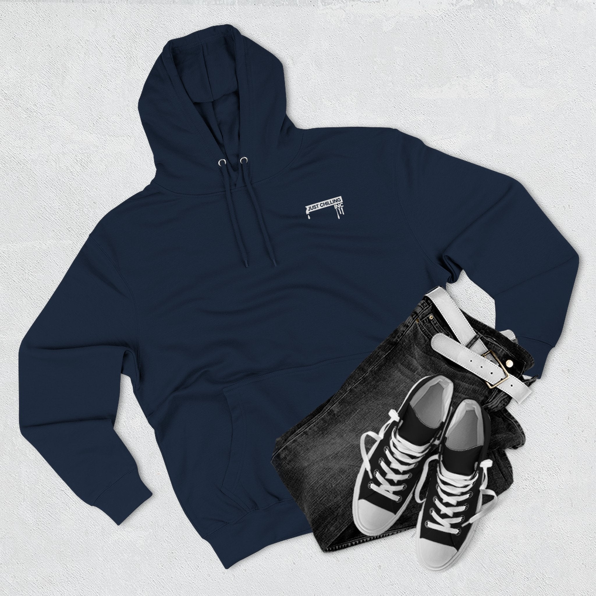 Three-Panel Fleece Hoodie mama rocking her dark side