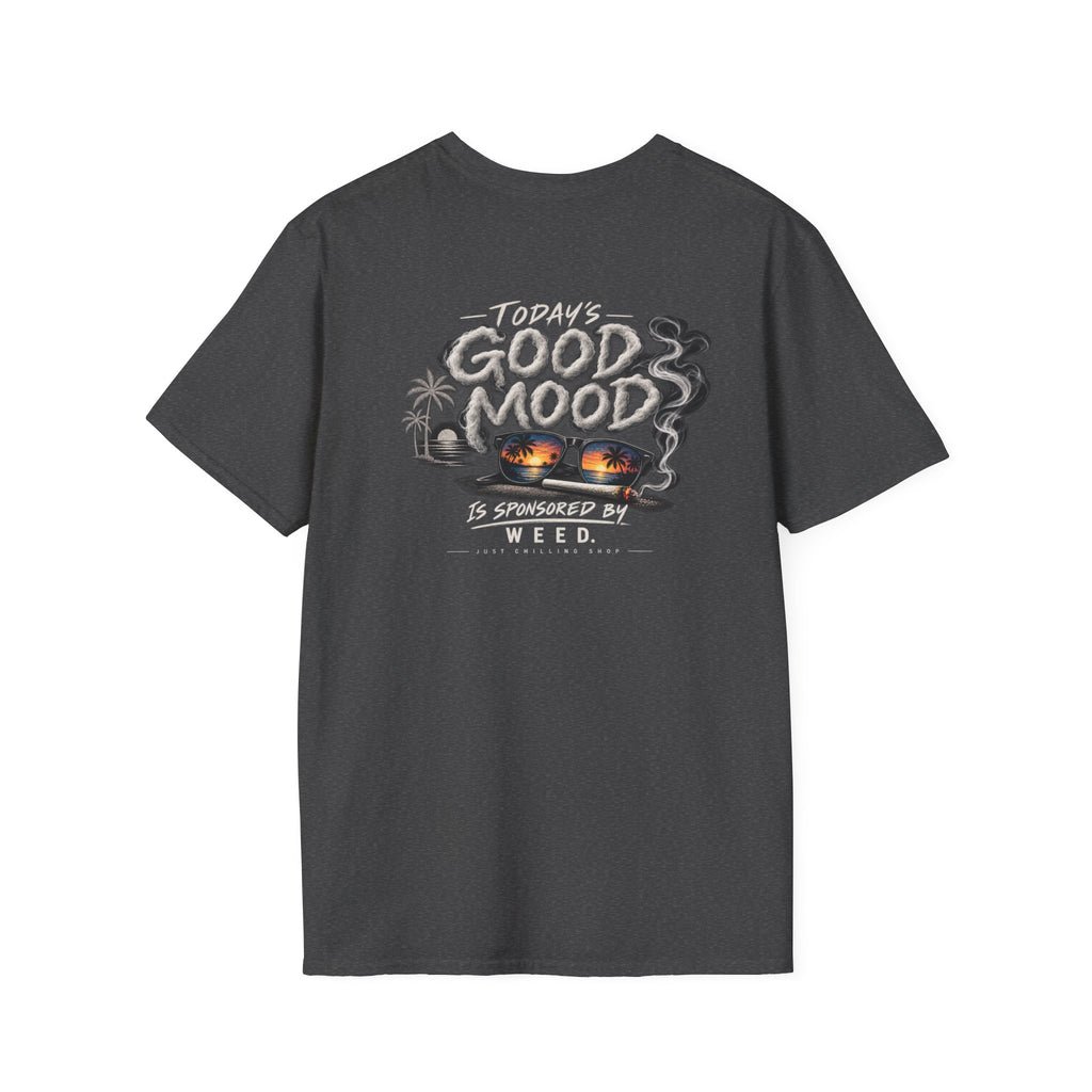 Today's good mood was brought to you by weed-  cannabis All Star Basic tee