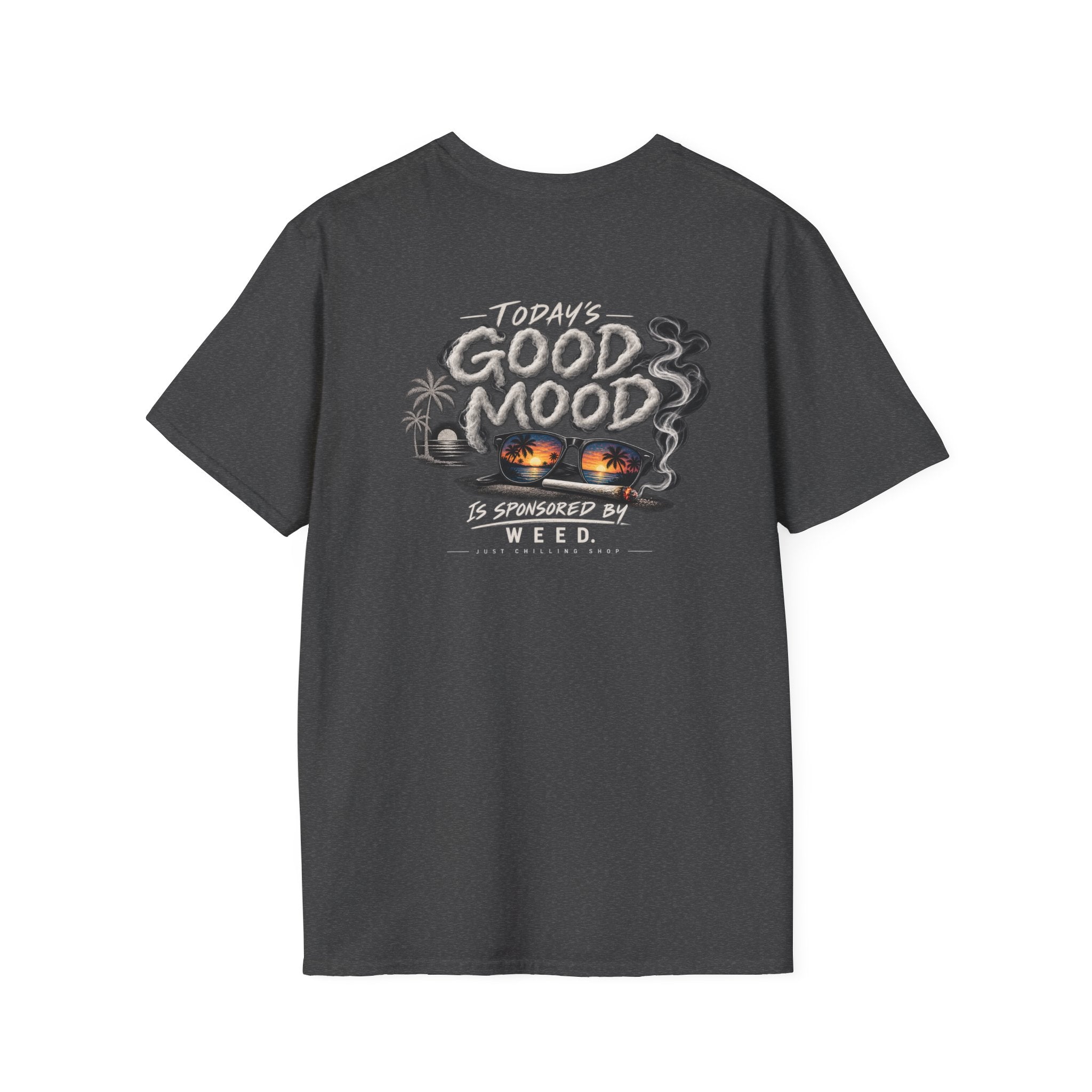 Today's good mood was brought to you by weed-  cannabis All Star Basic tee