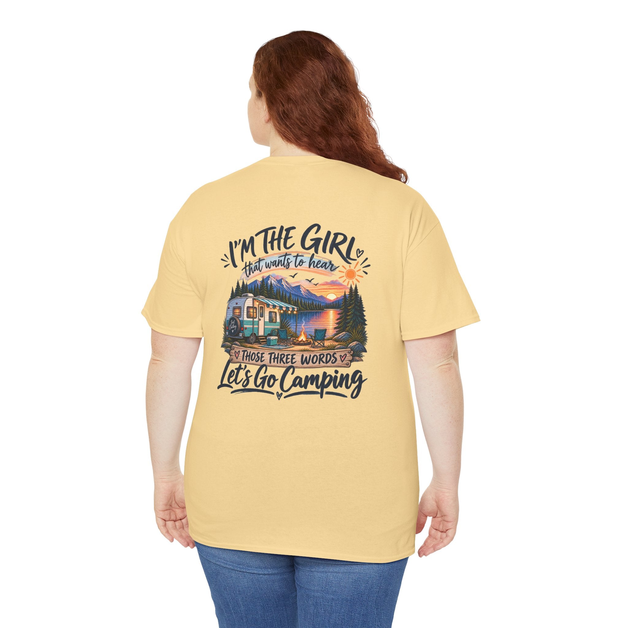 I’m the Girl Let’s Go Camping Garment-Dyed Tee