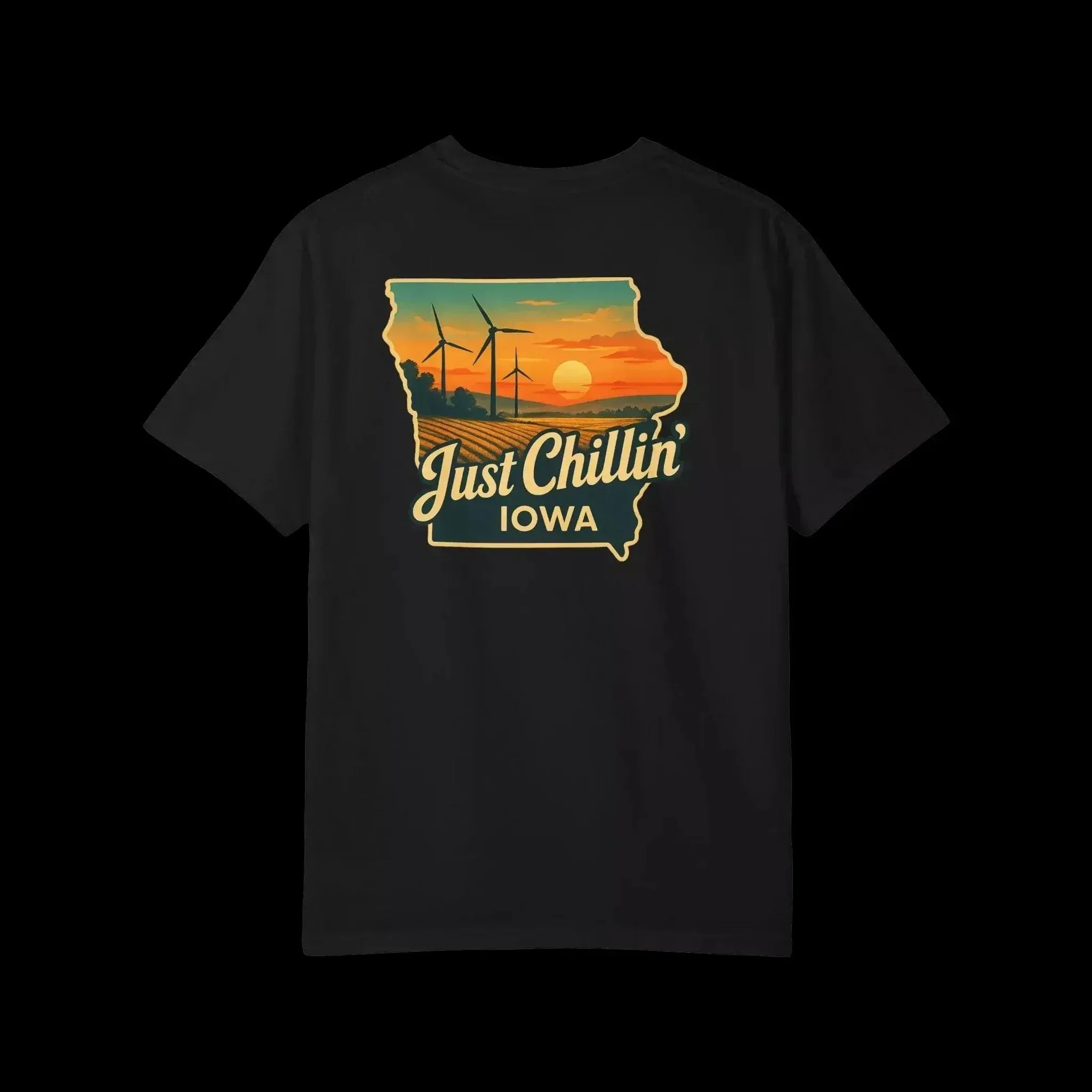 Garment Dyed T-Shirt - Unisex Cotton Tee With Unique Color Texture & Relaxed Fit - Just Chilling Inc.