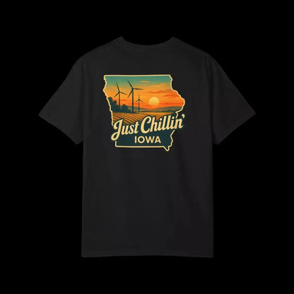 Garment Dyed T-Shirt - Unisex Cotton Tee With Unique Color Texture & Relaxed Fit - Just Chilling Inc.