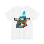 Just Chilling Unisex Heavy Cotton Tee, Relaxed Vintage Style Shirt, Great for Casual Outings, Perfect for Lazy Days, Gift for Friends, [...]