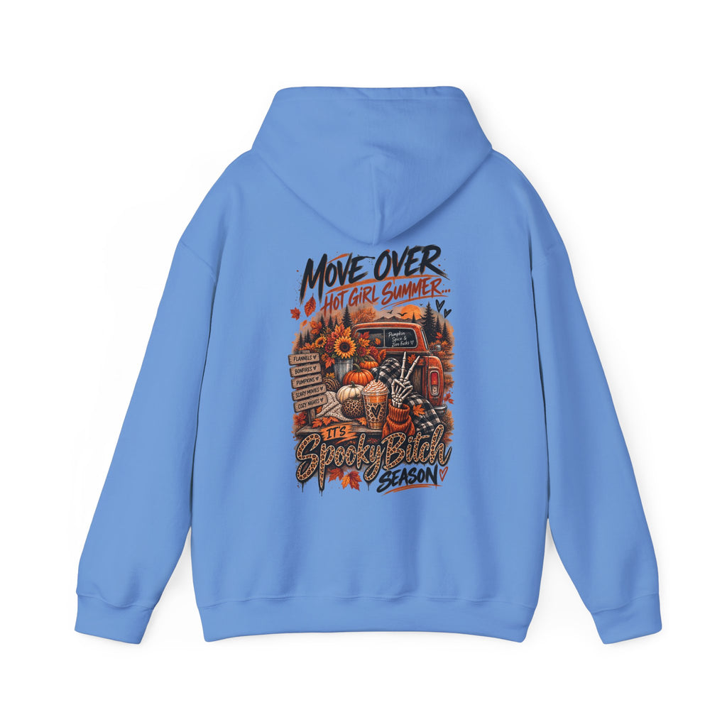 Halloween Truck Hoodie — "Move Over" Fall Pumpkin Harvest Sweatshirt
