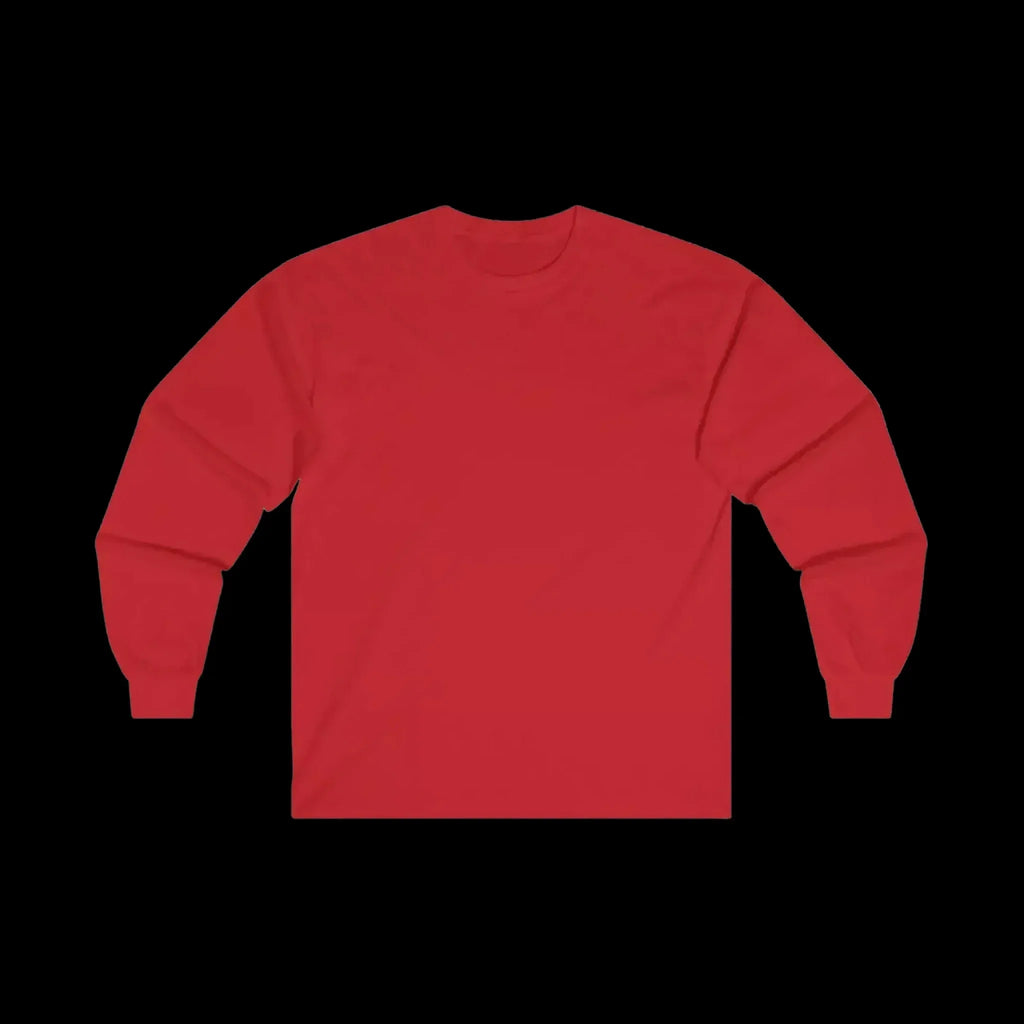 Cotton Long Sleeve Tee - Unisex Classic Fit Fishing Shirt With Durable Seams - Just Chilling Inc.