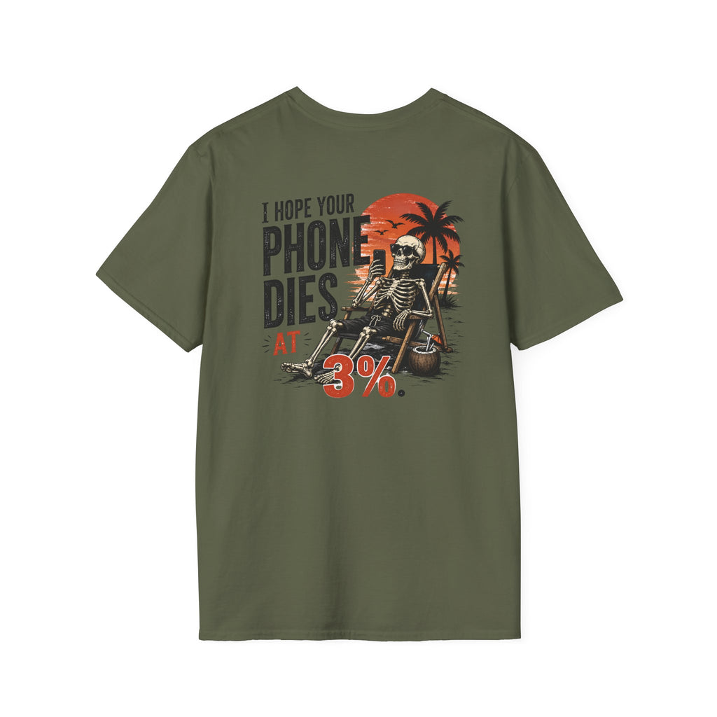 T-Shirt — 'Just Chillin' Minimal Savage Graphic Relaxed Tee