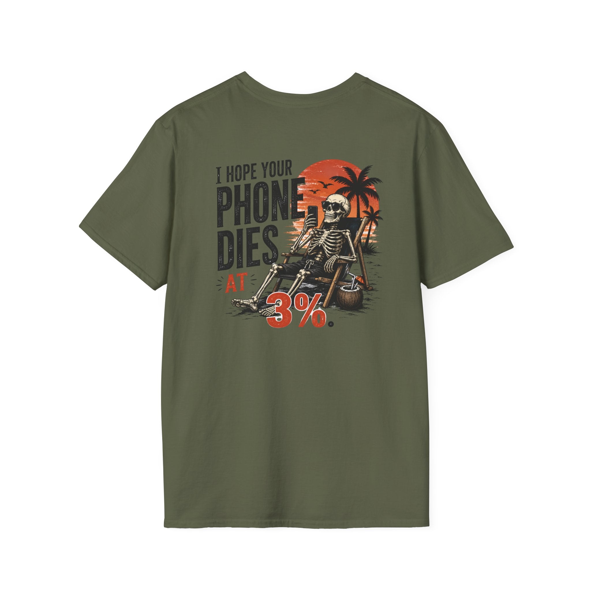 T-Shirt — 'Just Chillin' Minimal Savage Graphic Relaxed Tee