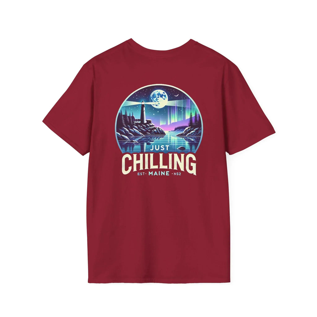 Just Chilling Scenic Tee – Coastal Escape- Maine Edition - Just Chilling Inc.