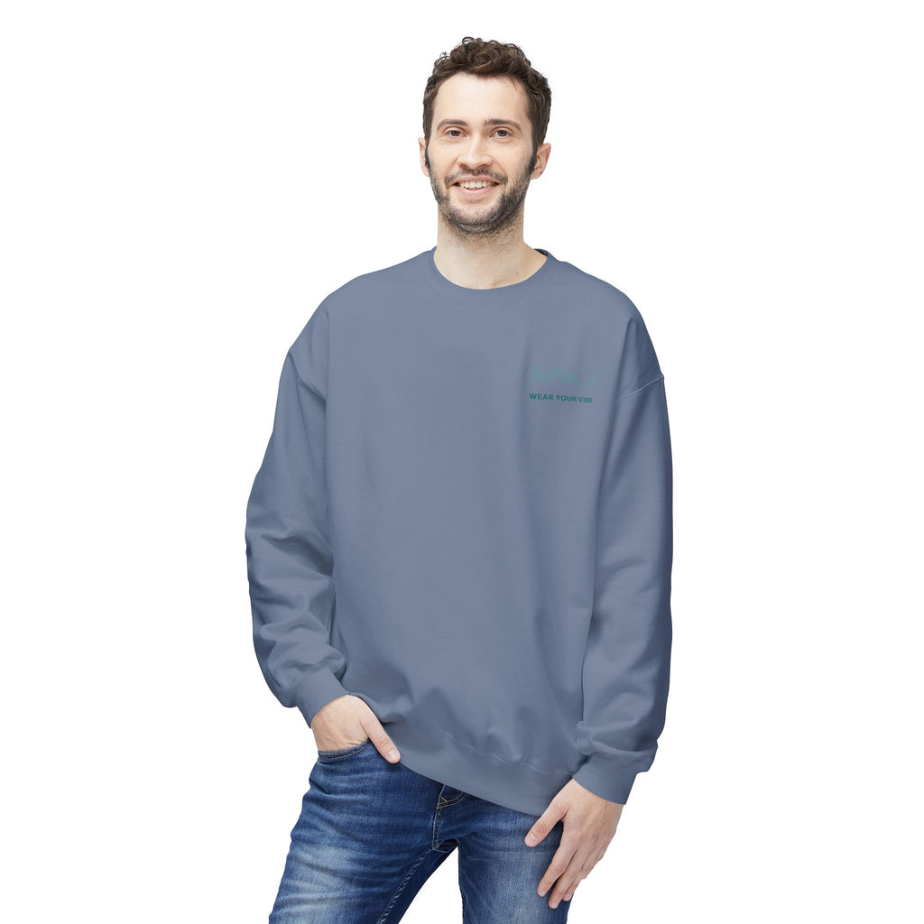 Sweatshirt — "Good Mind, Good Vibes, Good Life" Inspirational Crewneck
