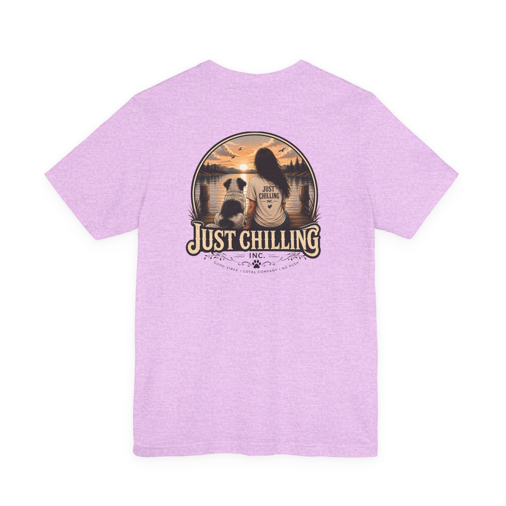 Jersey Short Sleeve Tee – Unisex Cotton Crew Neck Girl Dog Shirt