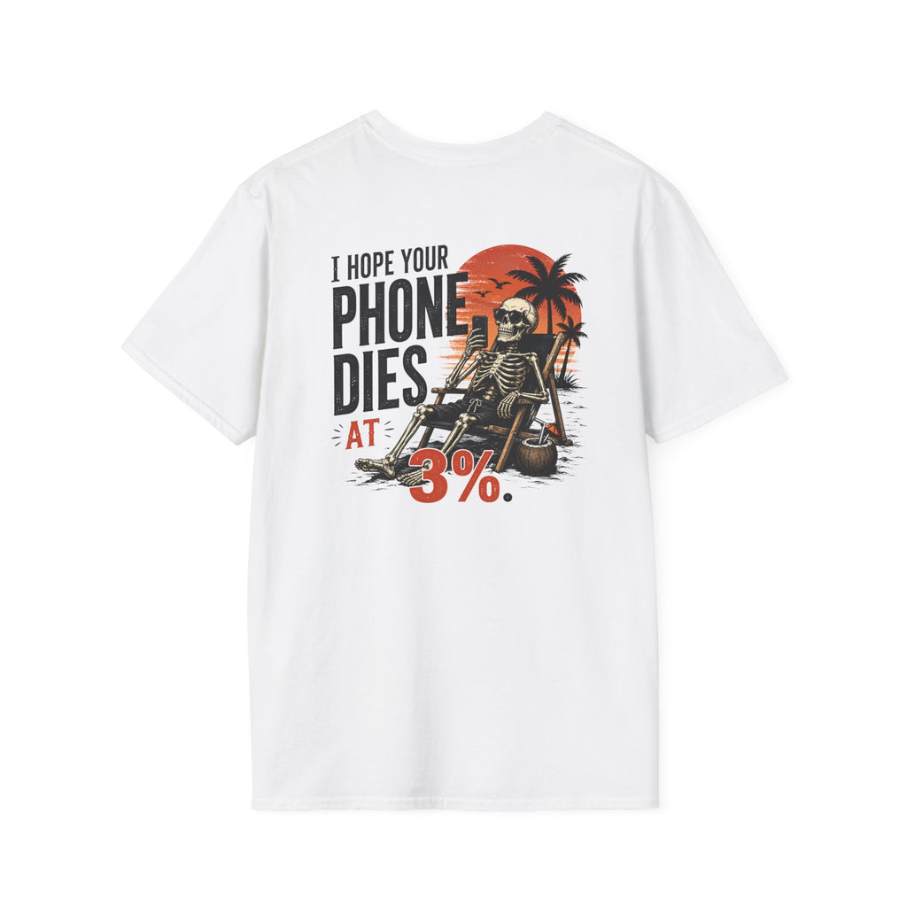 T-Shirt — 'Just Chillin' Minimal Savage Graphic Relaxed Tee