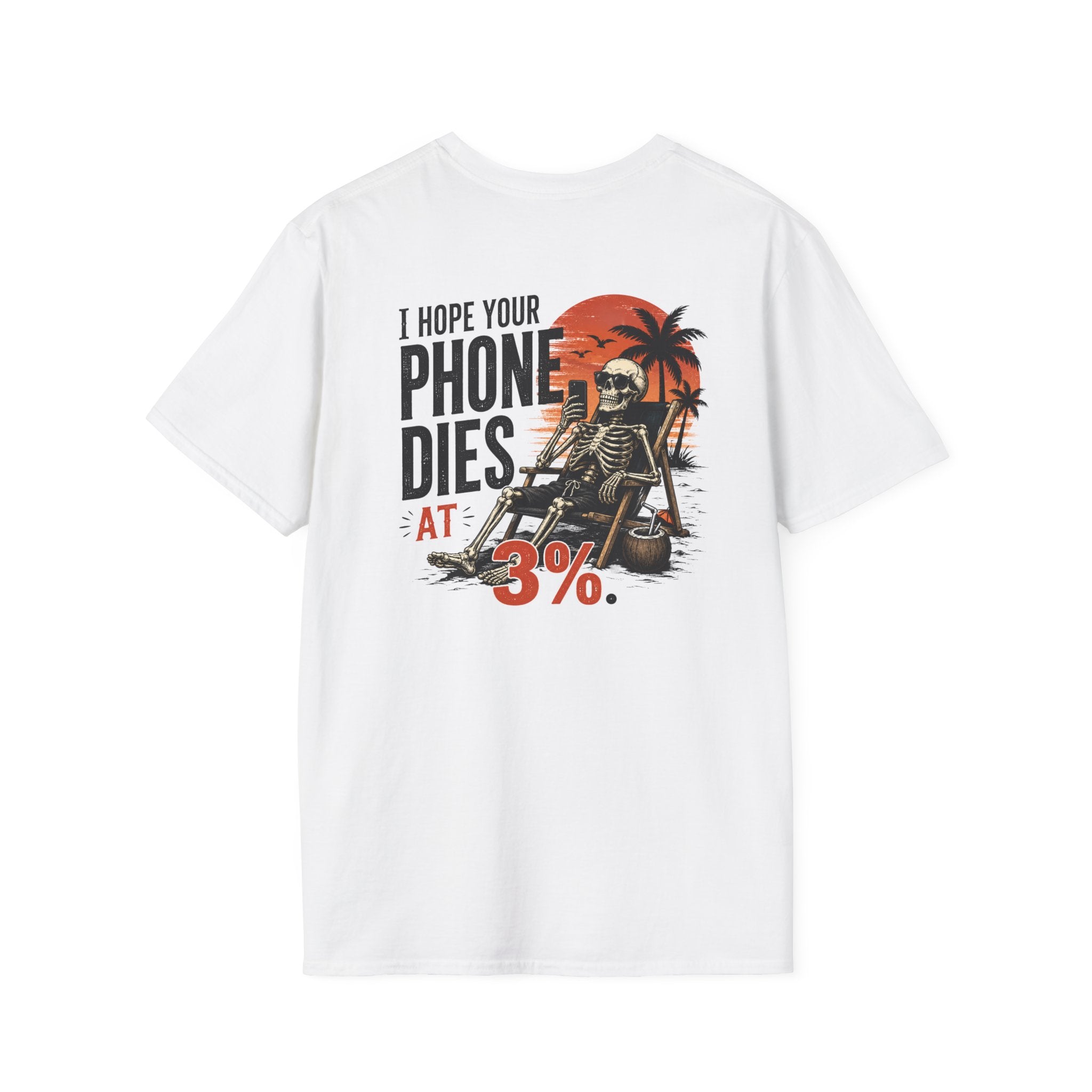 T-Shirt — 'Just Chillin' Minimal Savage Graphic Relaxed Tee