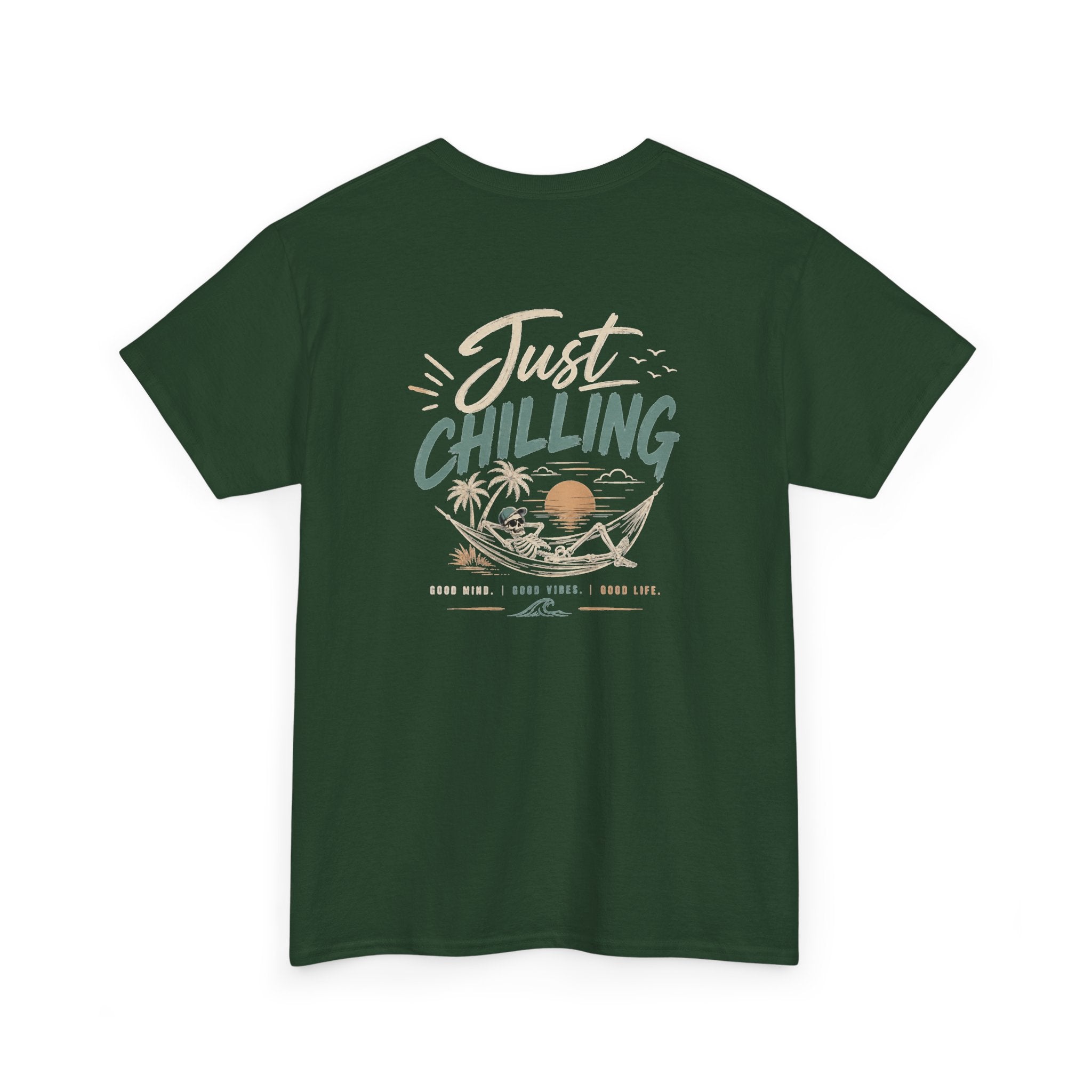 Just Chilling T-Shirt — Retro Beach Graphic Tee