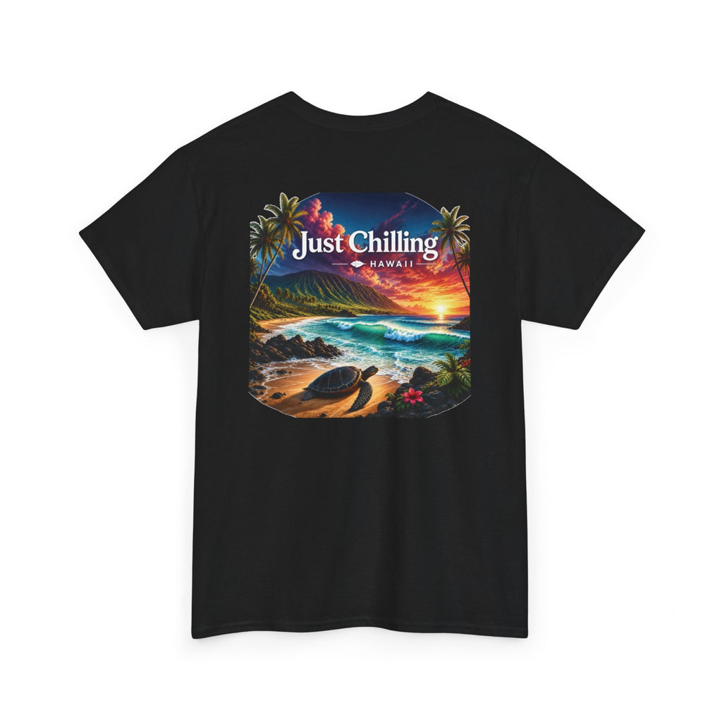 Just Chilling Hawaii Tee — Tropical Sunset Beach T-Shirt