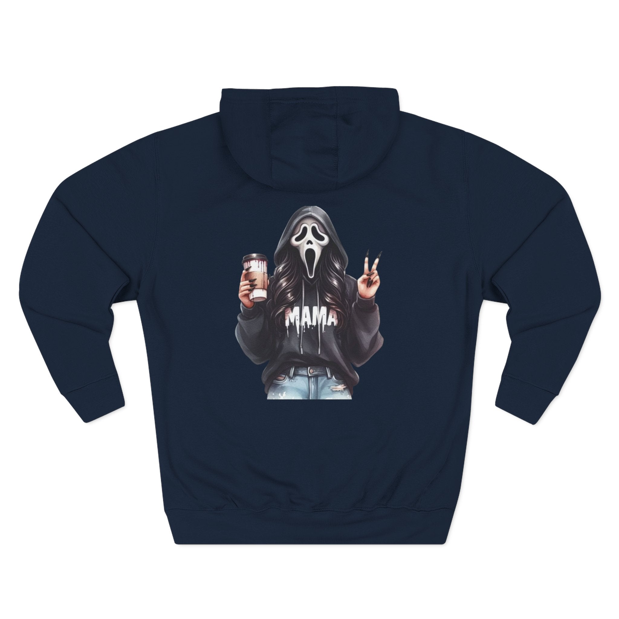 Three-Panel Fleece Hoodie mama rocking her dark side