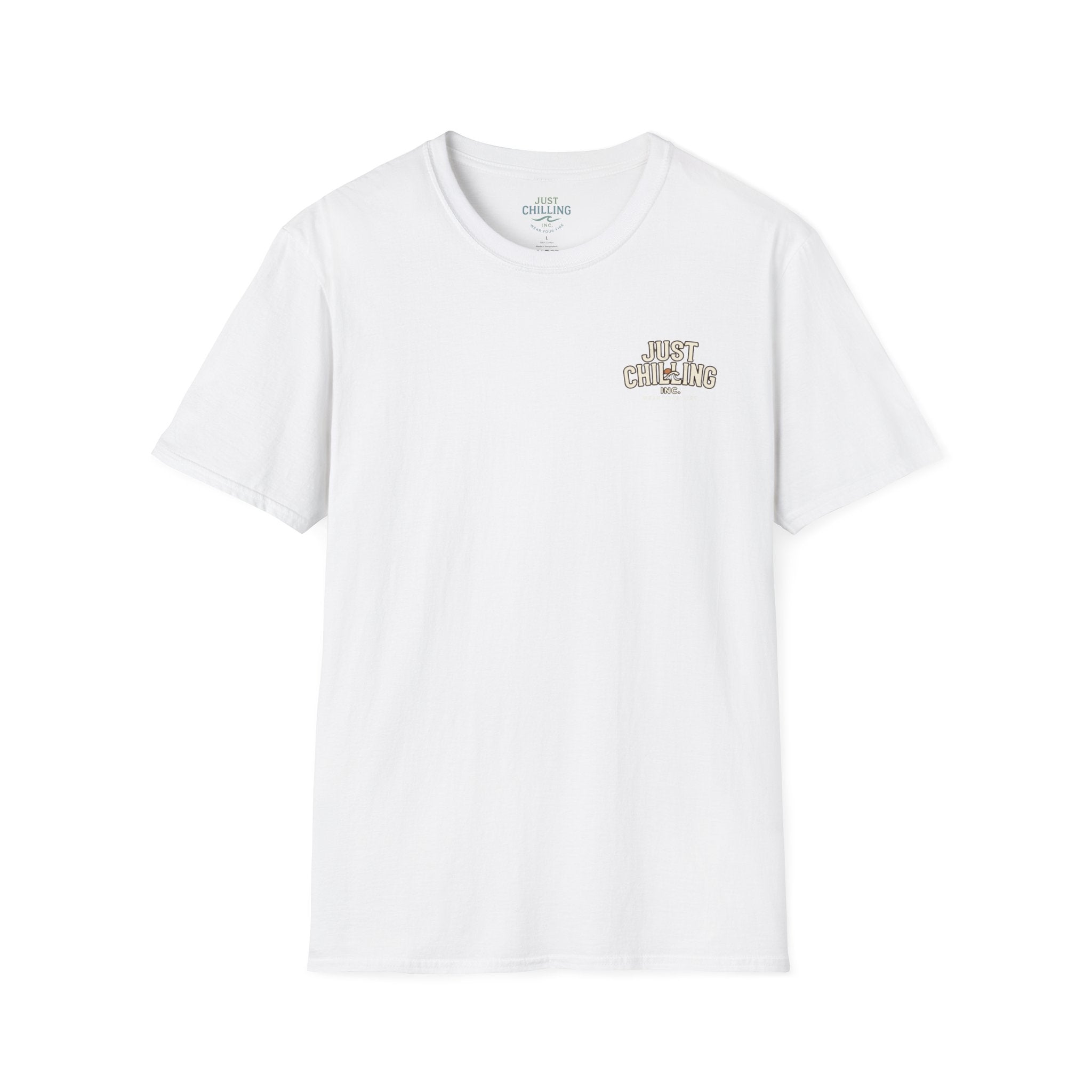 Just Chilling Minimal Tee — Casual Retro 'Just Chilling' T-Shirt