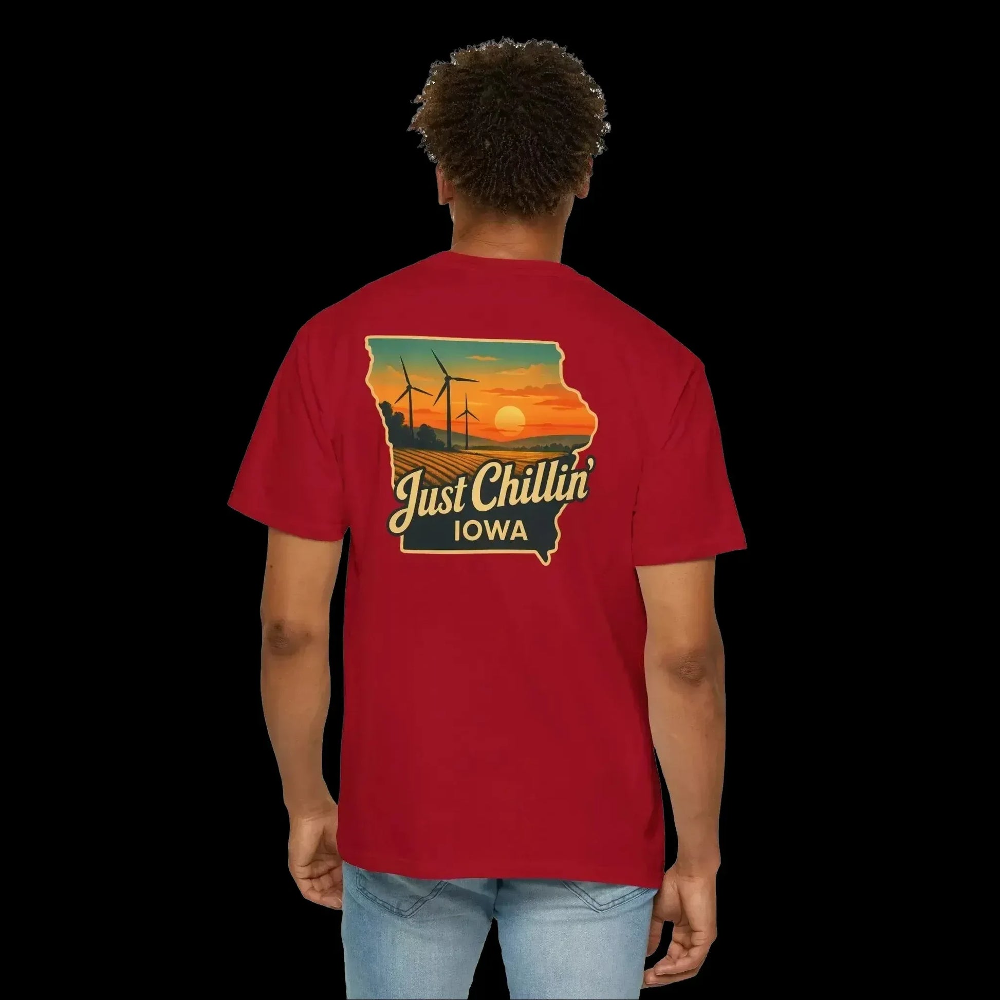 Garment Dyed T-Shirt - Unisex Cotton Tee With Unique Color Texture & Relaxed Fit - Just Chilling Inc.