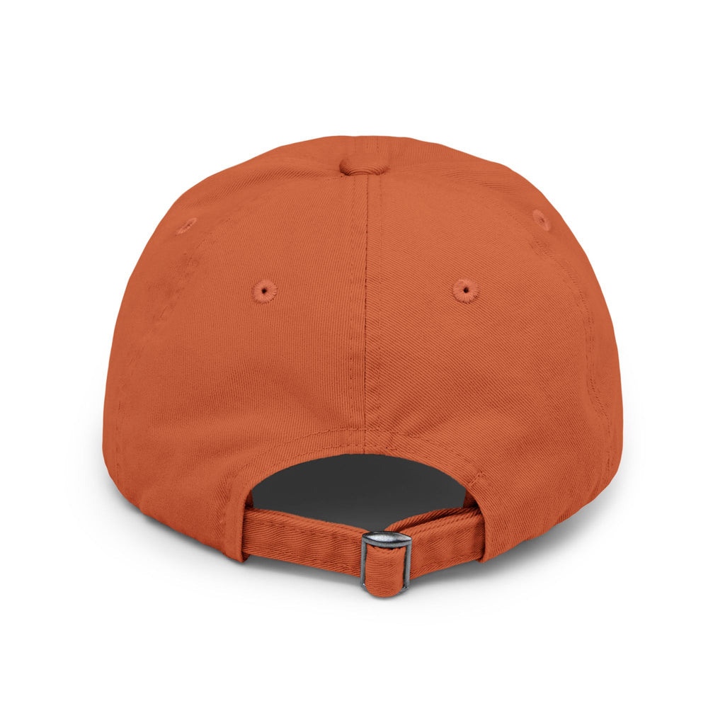 Distressed Baseball Cap - "Wishin' I Was Fishin'" Vintage Fishing Hat