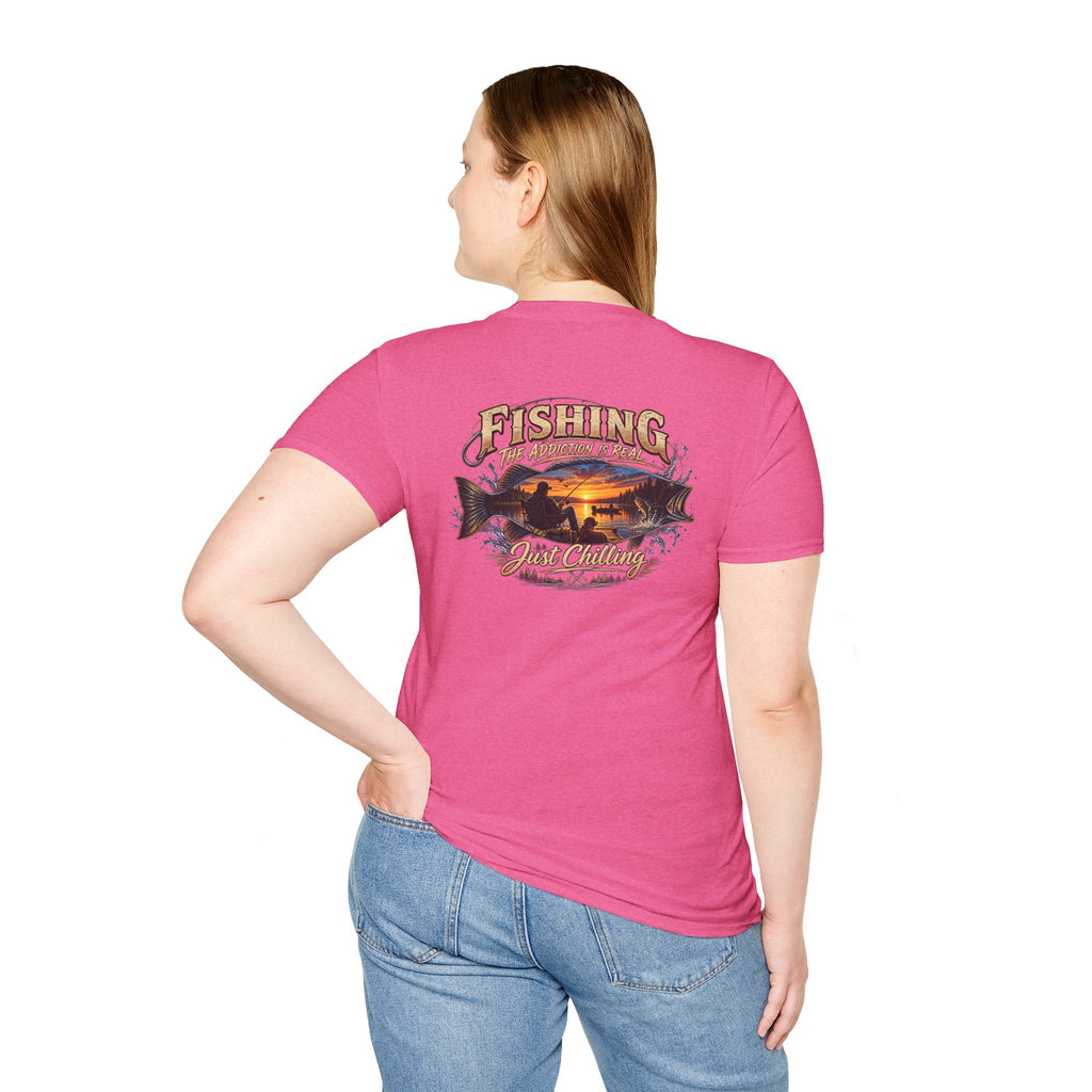 Fishing Addiction Unisex Softstyle T-Shirt | Just Chilling Tee for Anglers | Gift for Fishing Lovers, Outdoorsmen, Father's Day, [...]