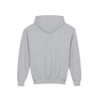 Youth Hooded Sweatshirt - Soft Cotton Polyester Hoodie with Kangaroo Pocket - Just Chilling Inc.