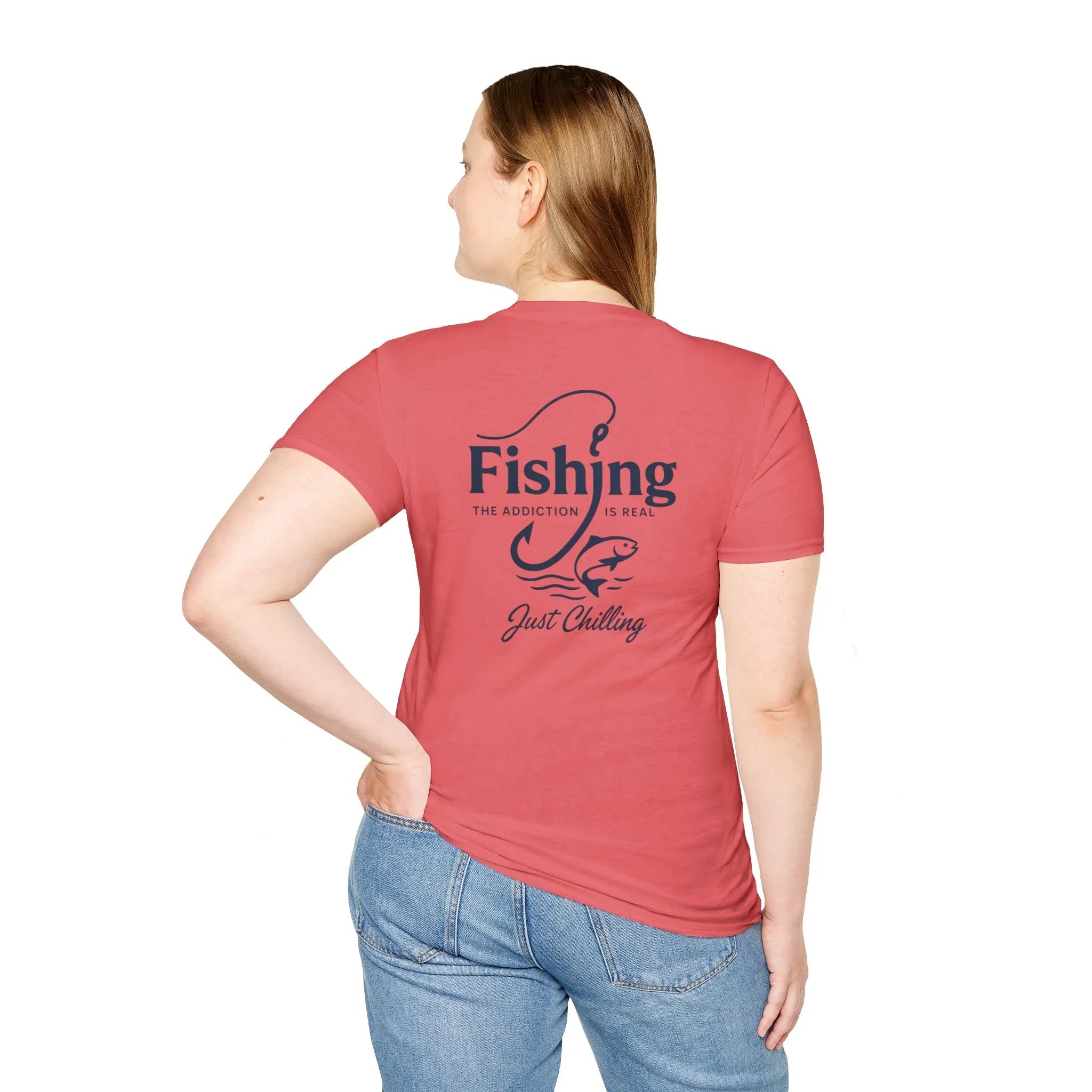 Fishing Addiction Unisex T-Shirt, Casual Wear, Outdoor Shirt, Gift for Fishermen, Summer Tee, Fishing Enthusiast Apparel - Just Chilling Inc.