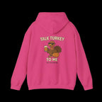 Thanksgiving Hoodie – Cozy Fall Turkey Sweatshirt With Adjustable Hood & Embroidery - Just Chilling Inc.