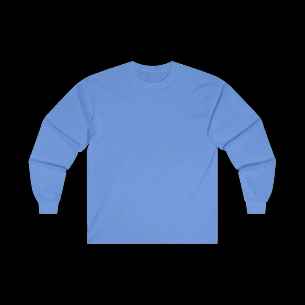Cotton Long Sleeve Tee - Unisex Classic Fit Fishing Shirt With Durable Seams - Just Chilling Inc.