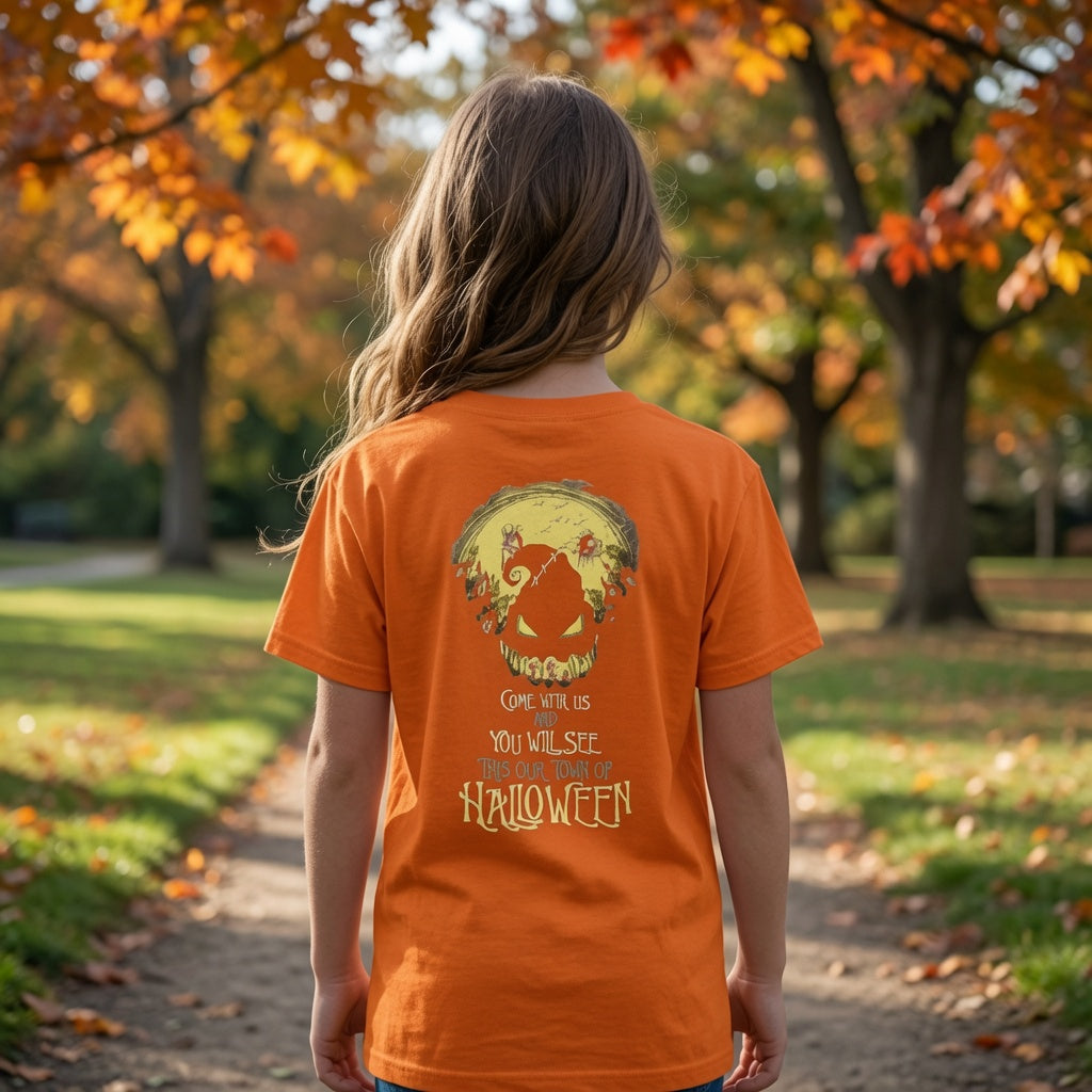 Kids T-Shirt Nightmare Before Christmas Oogy Boogie Design