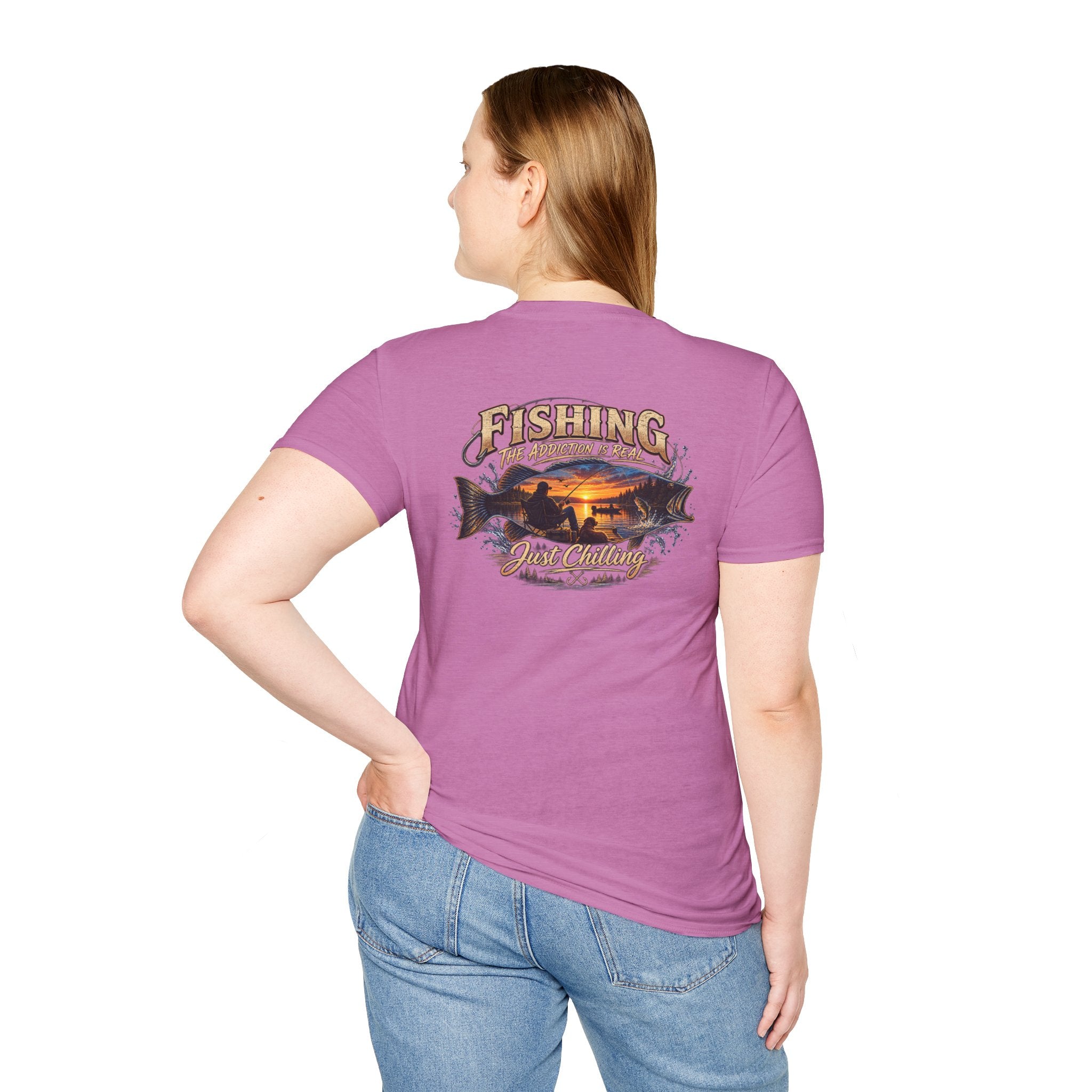 Fishing Addiction Unisex Softstyle T-Shirt | Just Chilling Tee for Anglers | Gift for Fishing Lovers, Outdoorsmen, Father's Day, [...]