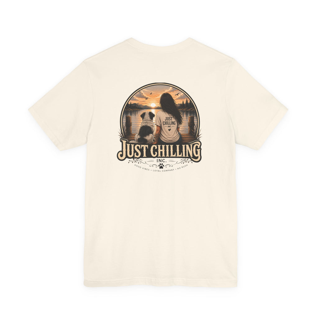 Jersey Short Sleeve Tee – Unisex Cotton Crew Neck Girl Dog Shirt