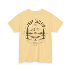 Just Chillin' Inc. Campfire Gathering T-Shirt | Outdoor Tee