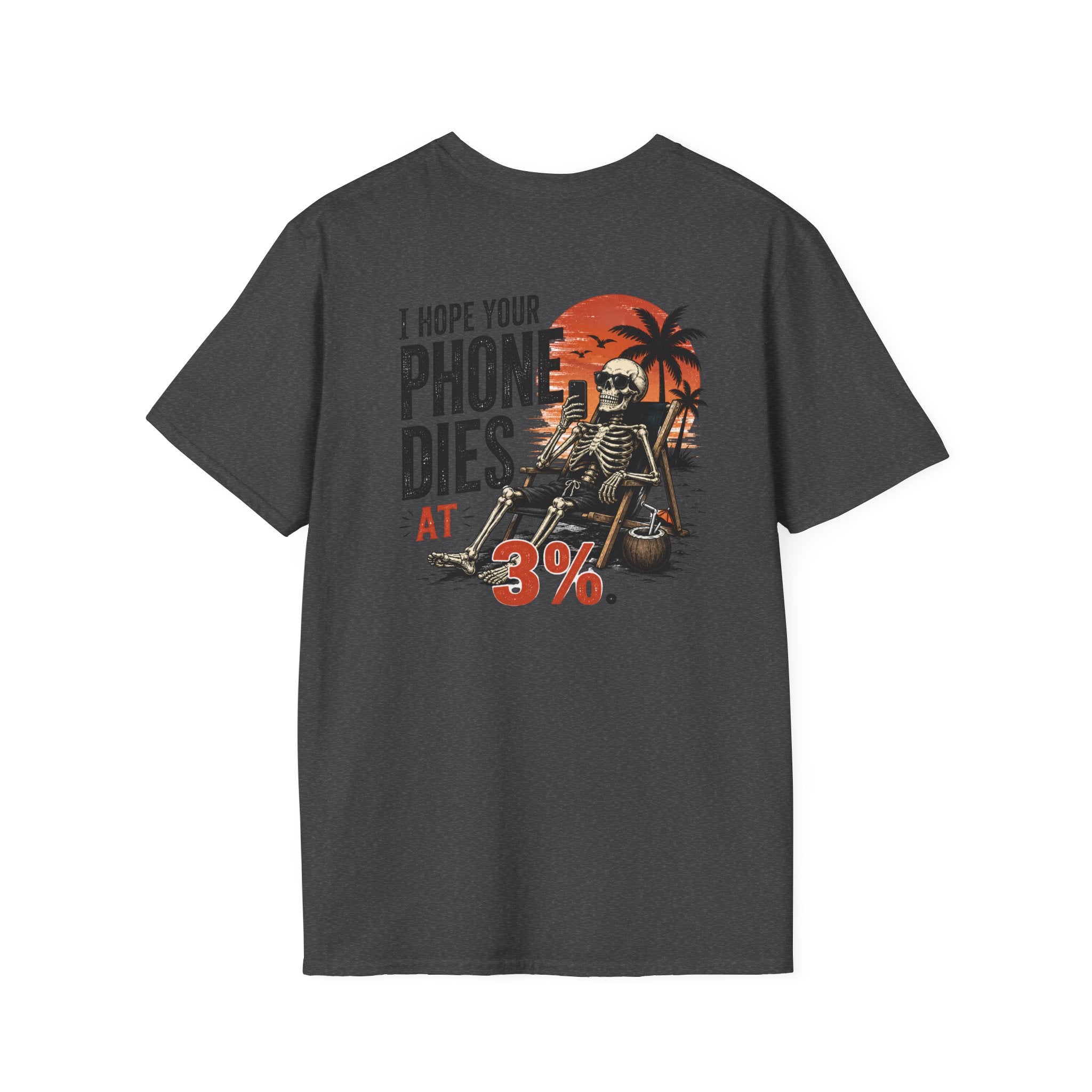 T-Shirt — 'Just Chillin' Minimal Savage Graphic Relaxed Tee