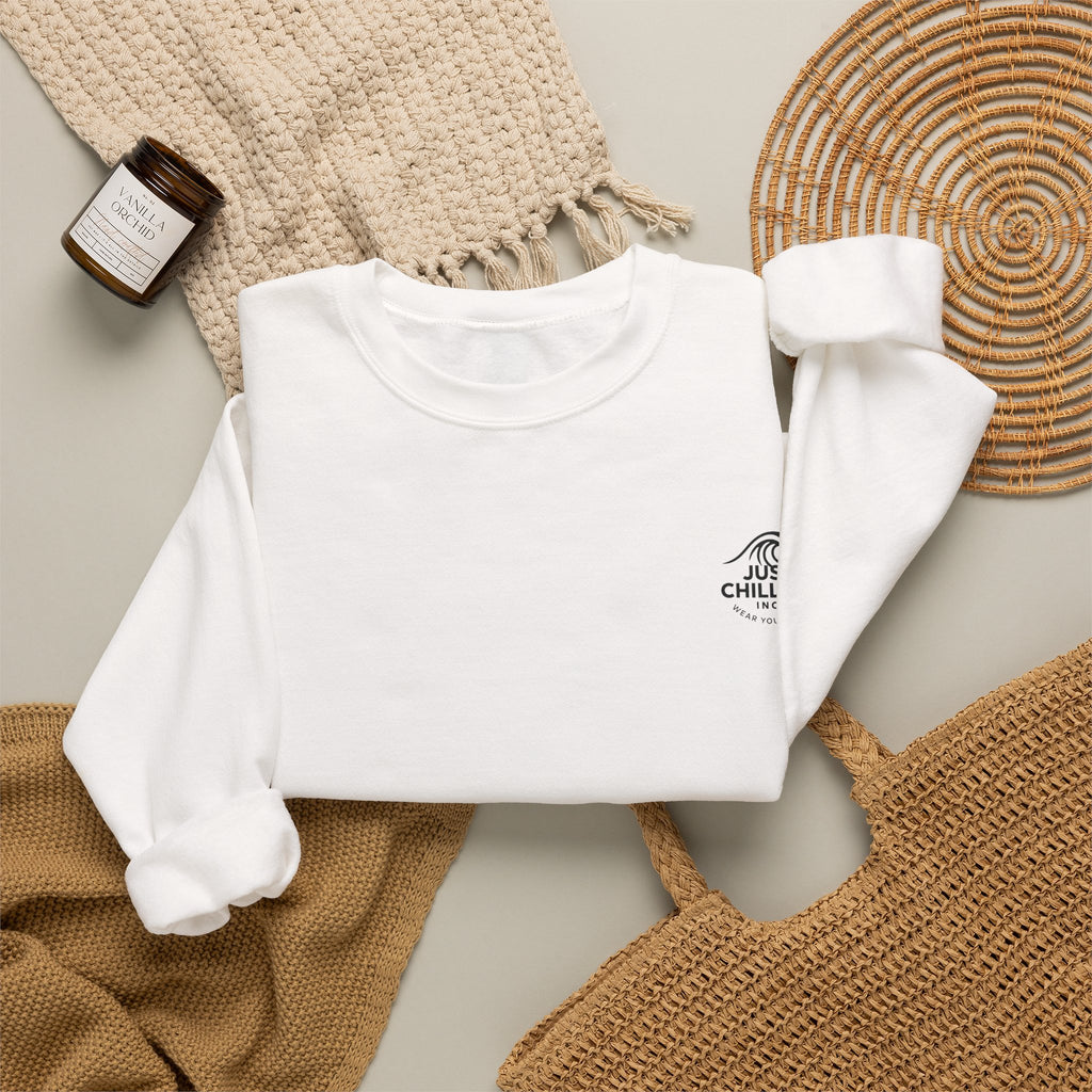 Collect Moments Not Things Crewneck Sweatshirt — Inspirational Graphic Sweatshirt