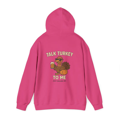 Thanksgiving Hoodie – Cozy Fall Turkey Sweatshirt With Adjustable Hood & Embroidery