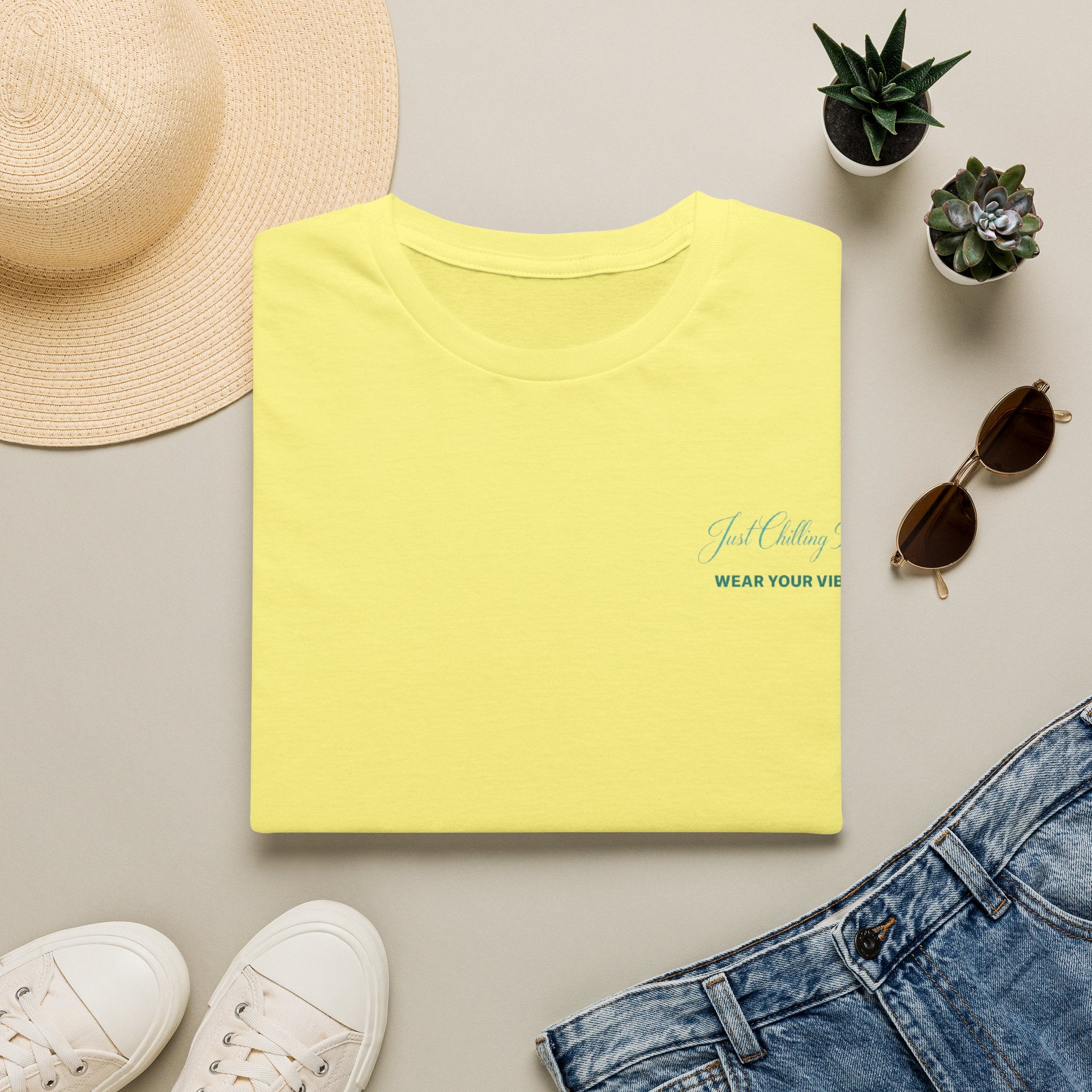Just Keep Going T-Shirt – Minimal Inspirational "Wear Your Vibe" Chest Tee