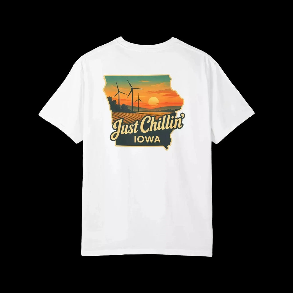 Garment Dyed T-Shirt - Unisex Cotton Tee With Unique Color Texture & Relaxed Fit - Just Chilling Inc.