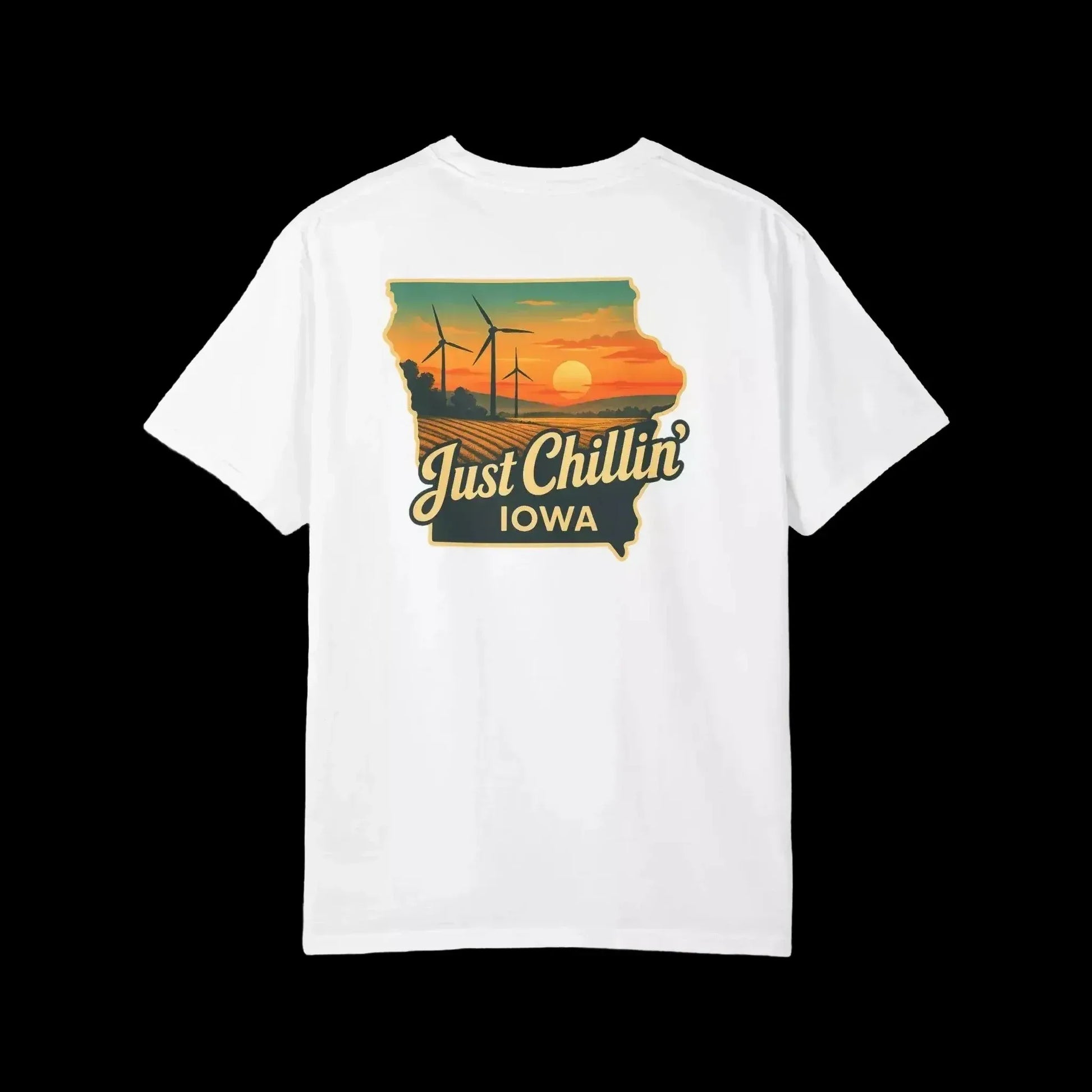 Garment Dyed T-Shirt - Unisex Cotton Tee With Unique Color Texture & Relaxed Fit - Just Chilling Inc.